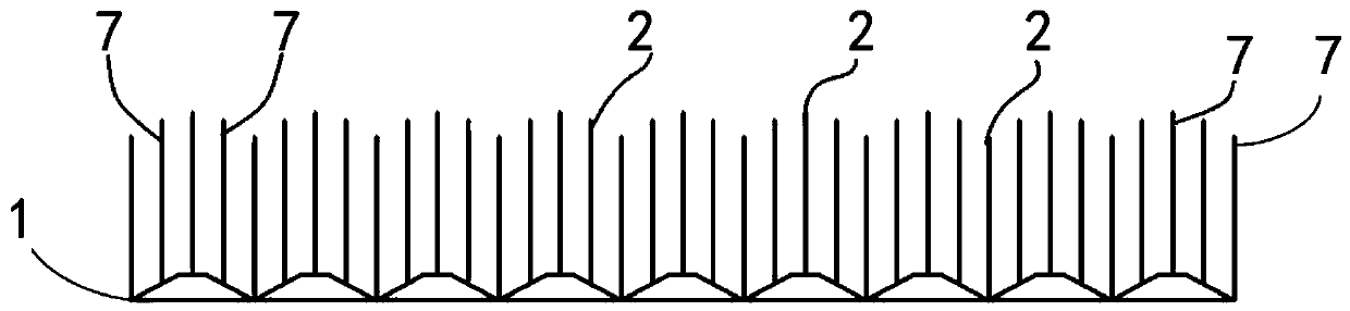 Electrospinning equipment and its continuous nozzle with positive quadrangular platform and nine nozzles with auxiliary electrodes