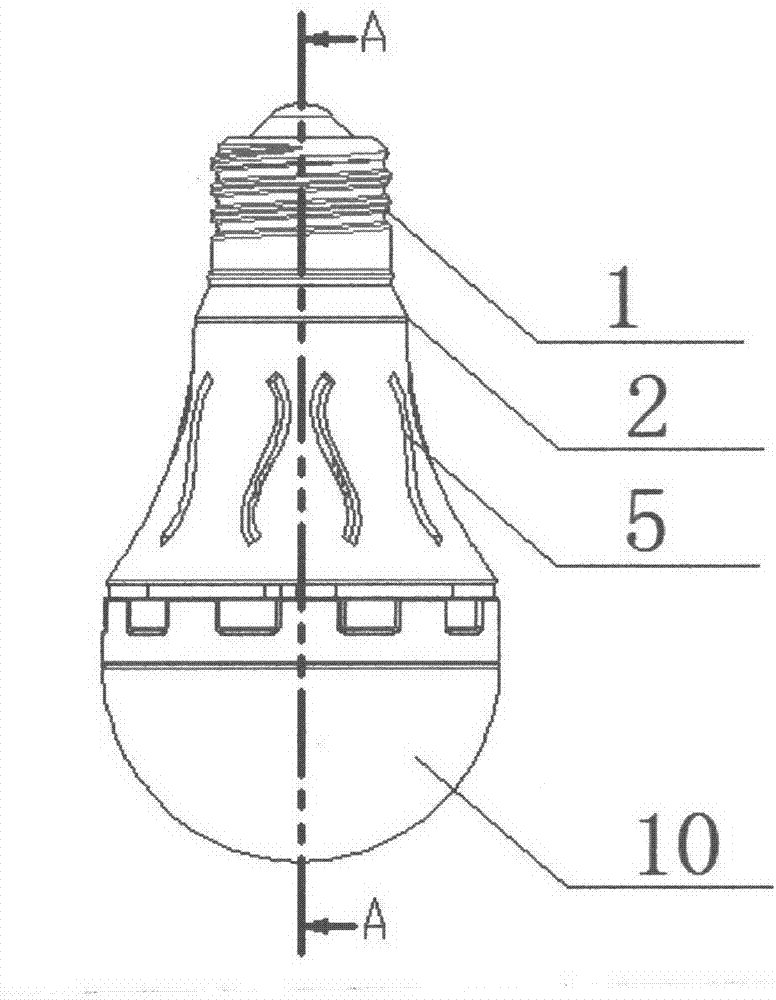 Multifunctional waterproof LED lamp