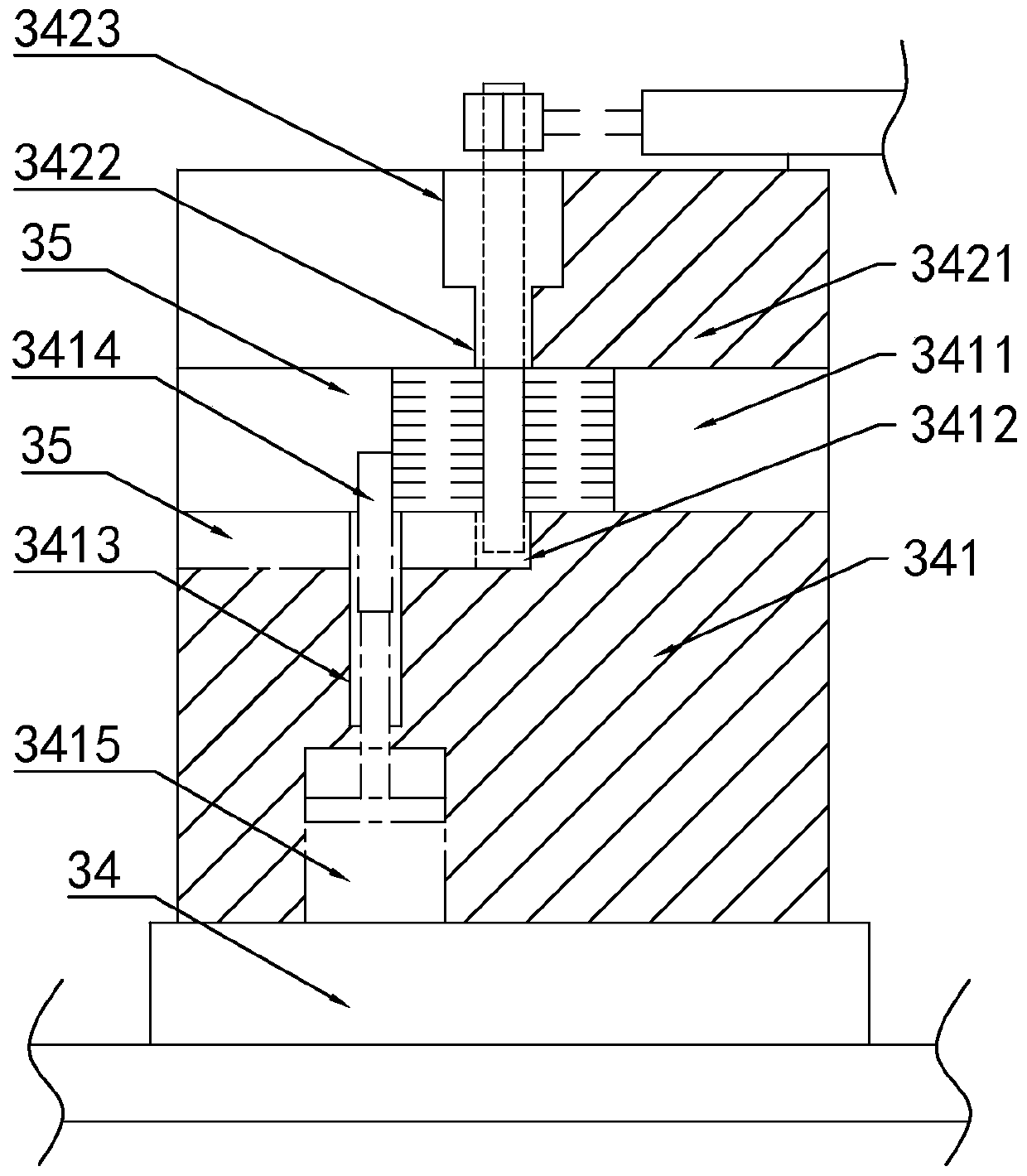 Production process and production equipment of motor rotor for unmanned aerial vehicle