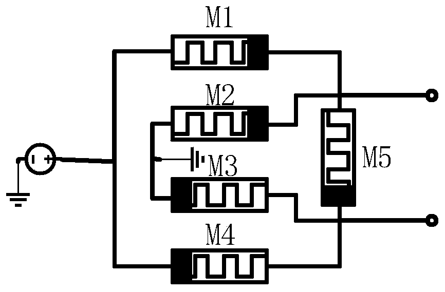 Neural network unit circuit based on memristor bridge synapses