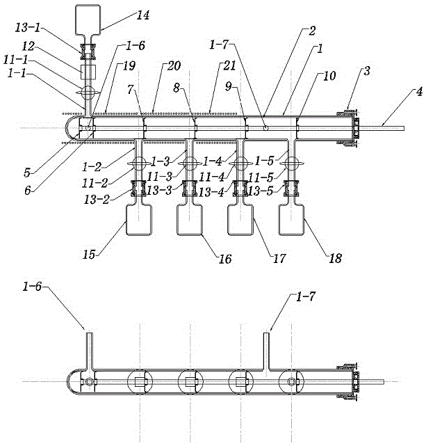 Tube purification unit for sustainable production of evaporable materials