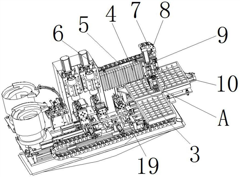 Full-automatic key tooth forming machine