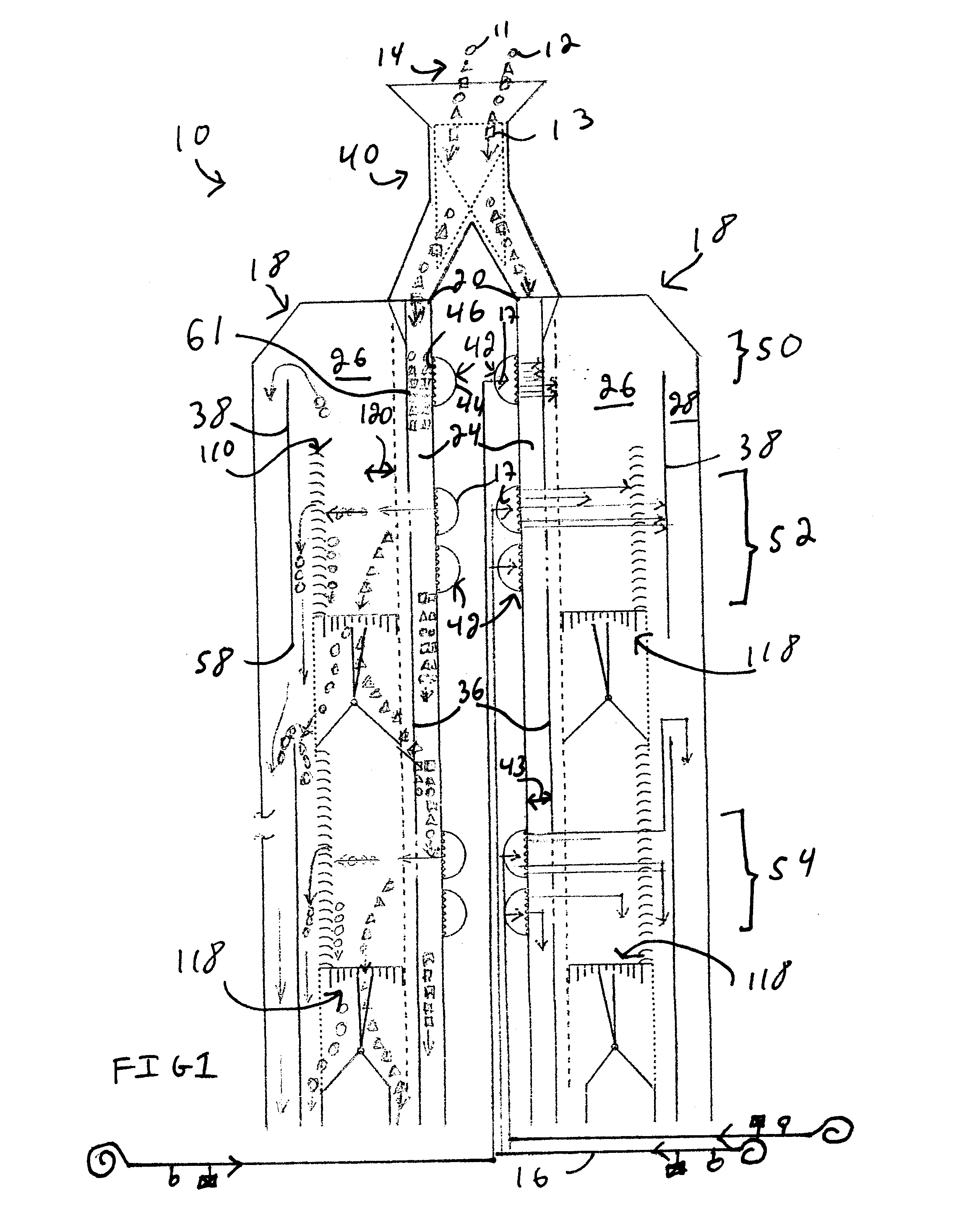 Apparatus, propulsive element and method for processing non-consolidated materials