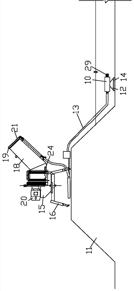 Concentrated salt water zero discharge system and concentrated salt water zero discharge method based on atomization evaporation