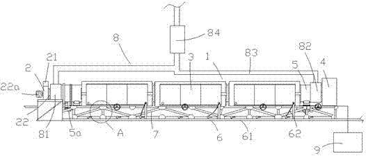 An electromagnetic heating reaction kettle rotary kiln with temperature control and exhaust function