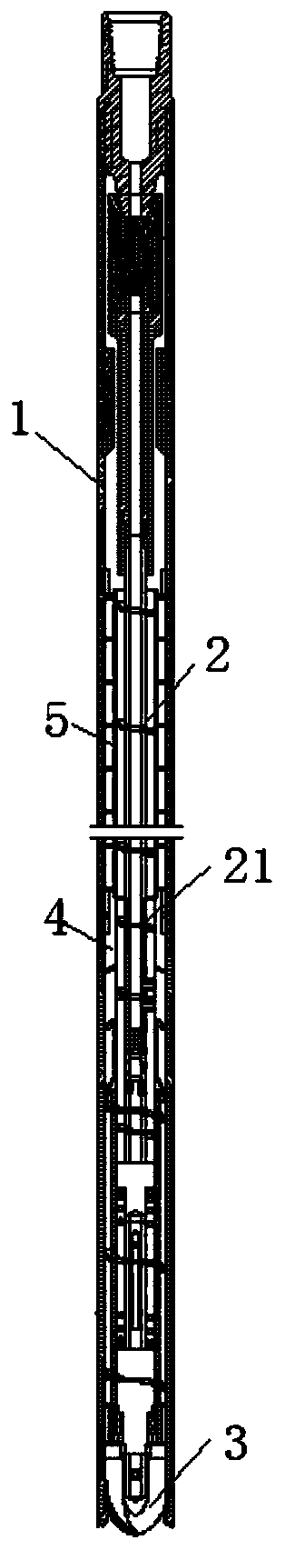 Set milling integrated sand bailing device and application method thereof