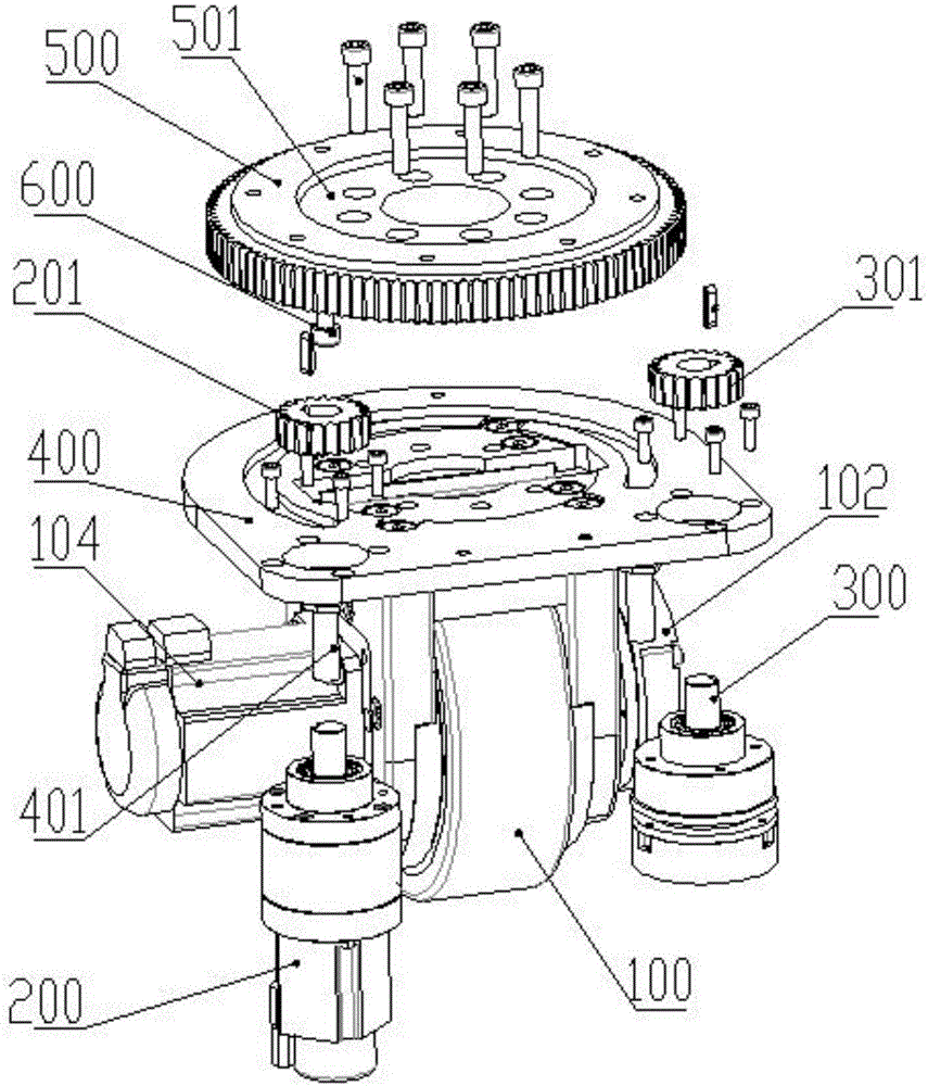 Double-supporting steering driving wheel