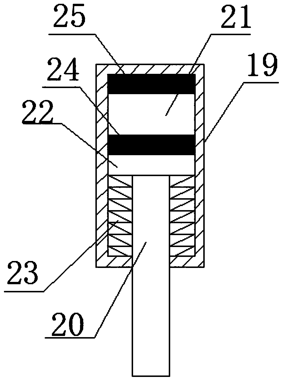 Fabricated building damping structure