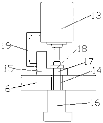 Module for forming bending body of glass milk bottle