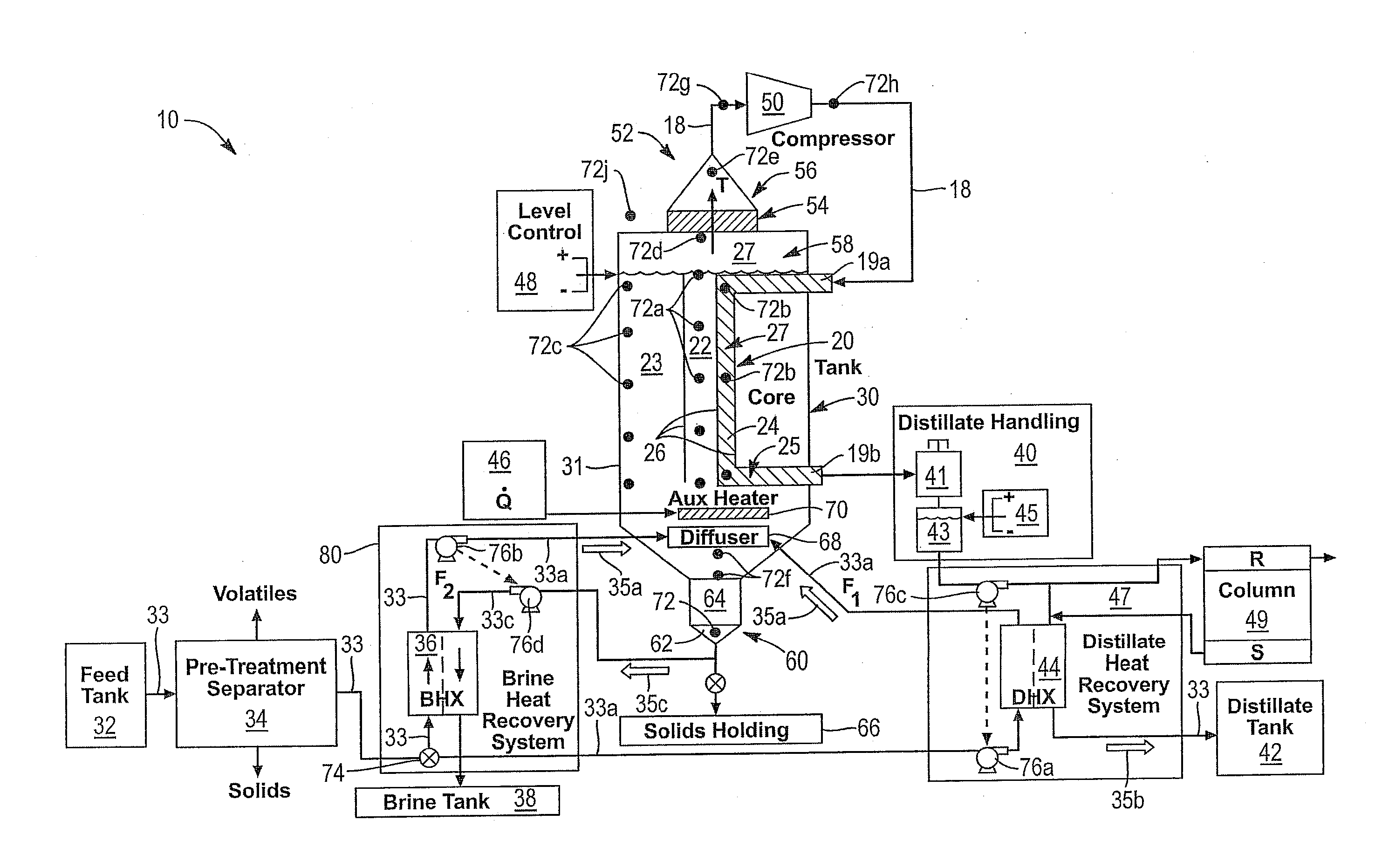 Controlled-gradient, accelerated-vapor-recompression apparatus and method