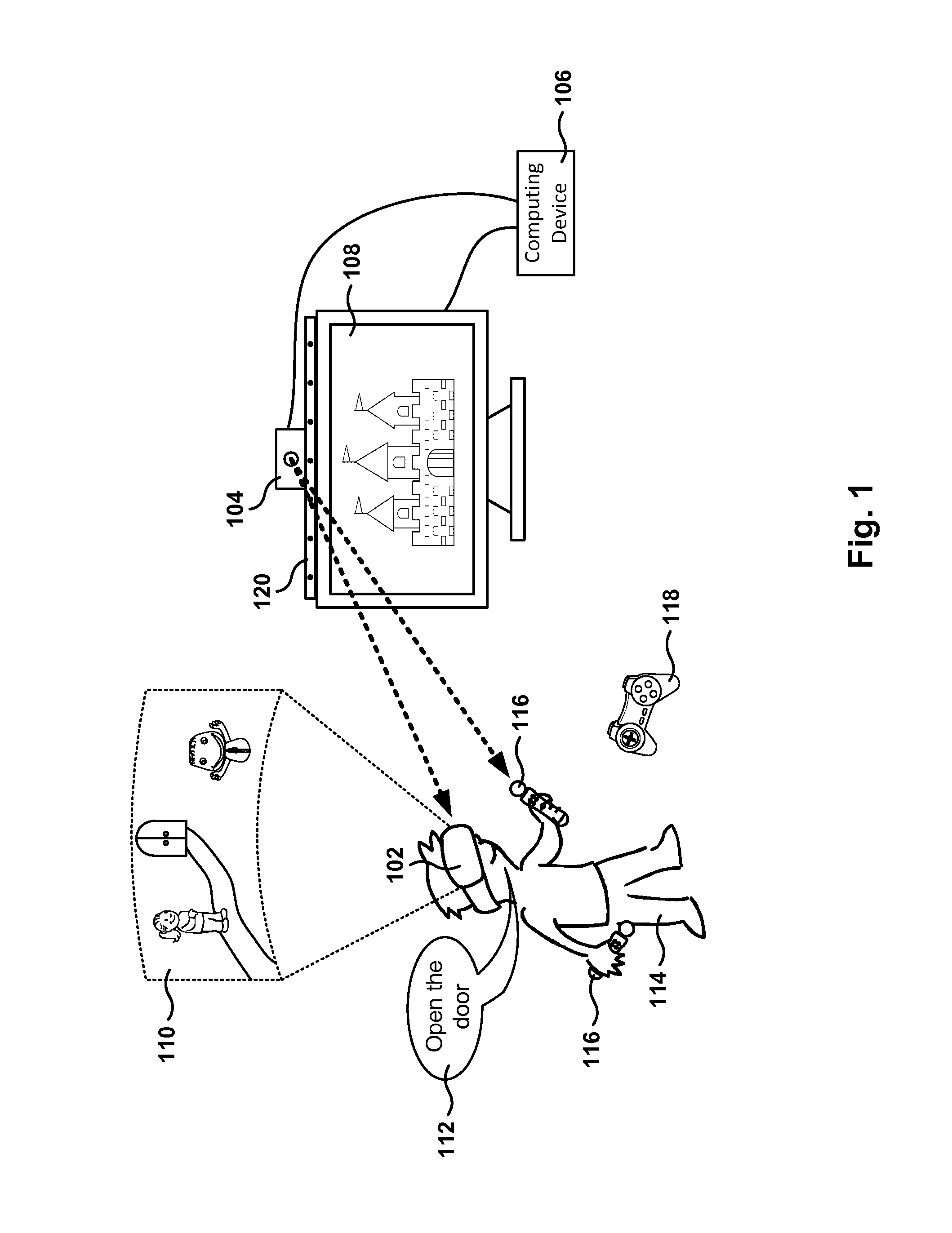Switching mode of operation in a head mounted display