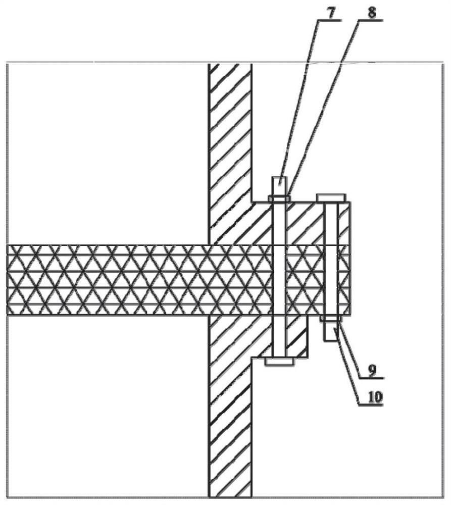 Sectional adsorption and desorption device and its application