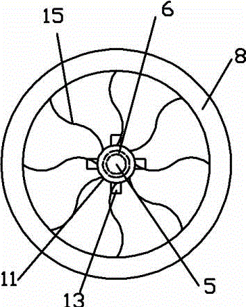 A hollow self-cooling grinding disc and cooling method