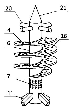 Vertical-type spiral particle waste heat recycling device and method for sintering waste heat power generation system