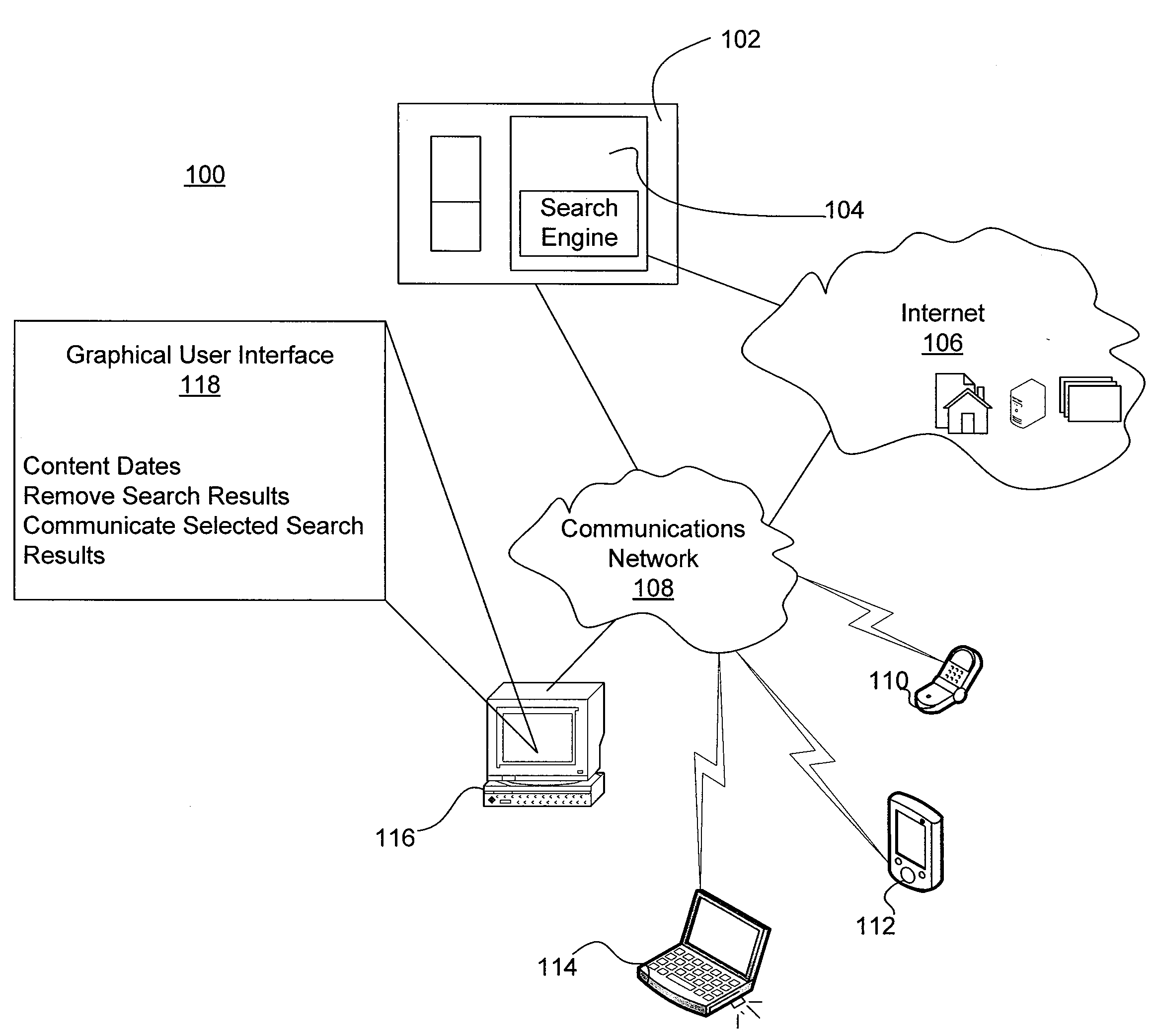 System and method for displaying publication dates for search results