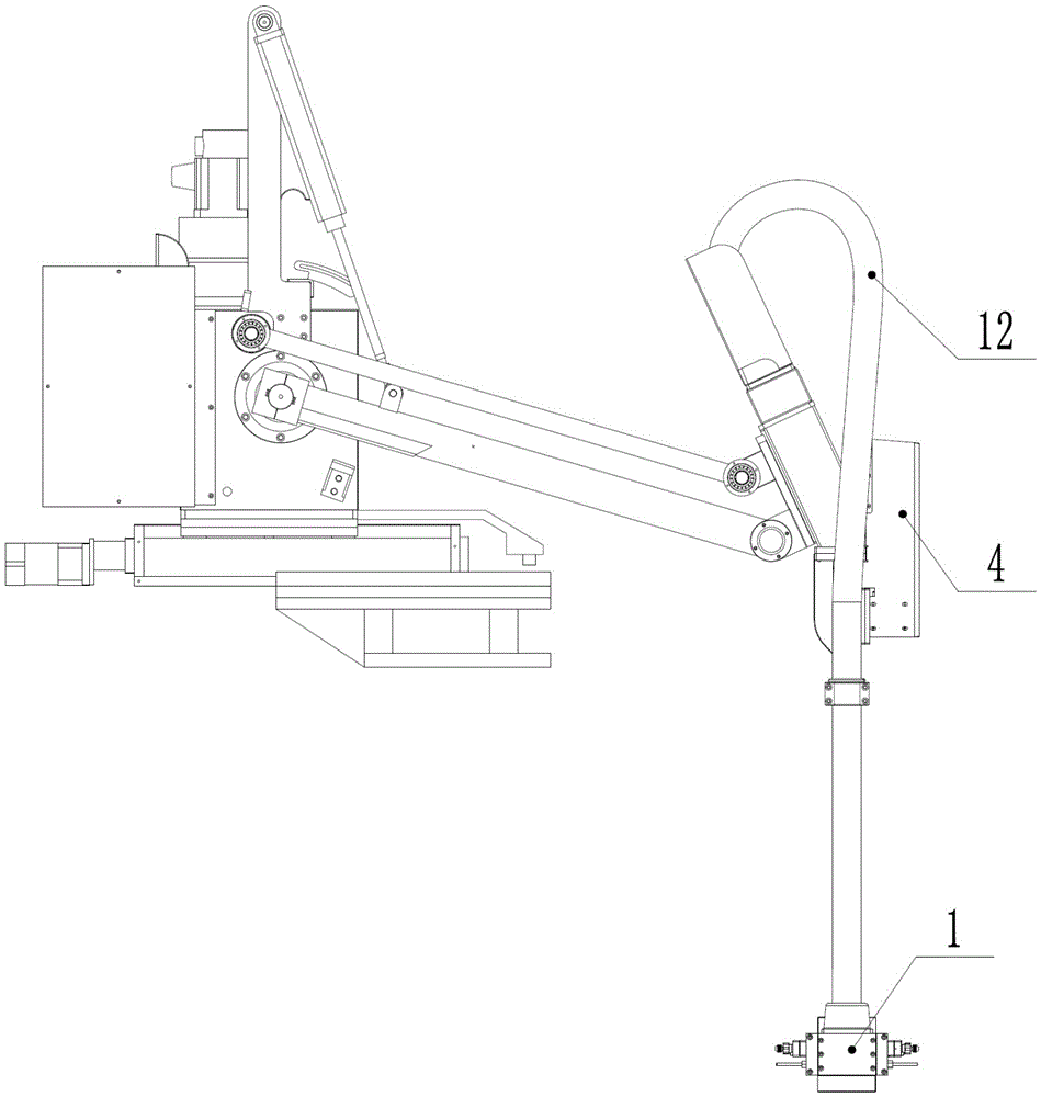 Rotary spray head device of sprayer