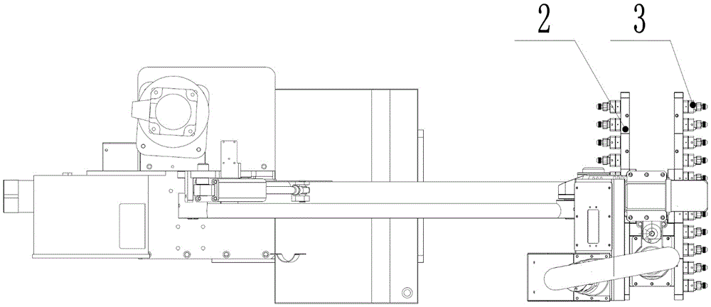 Rotary spray head device of sprayer