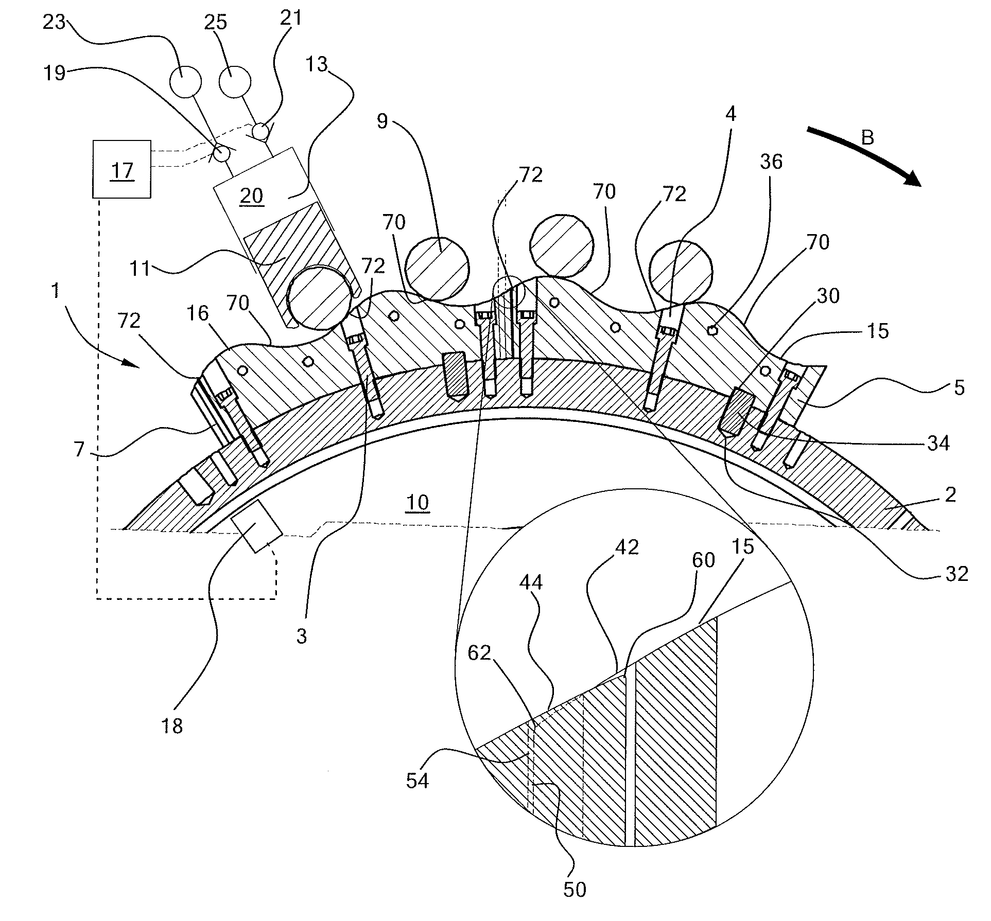 Ring cam and fluid-working machine including ring cam