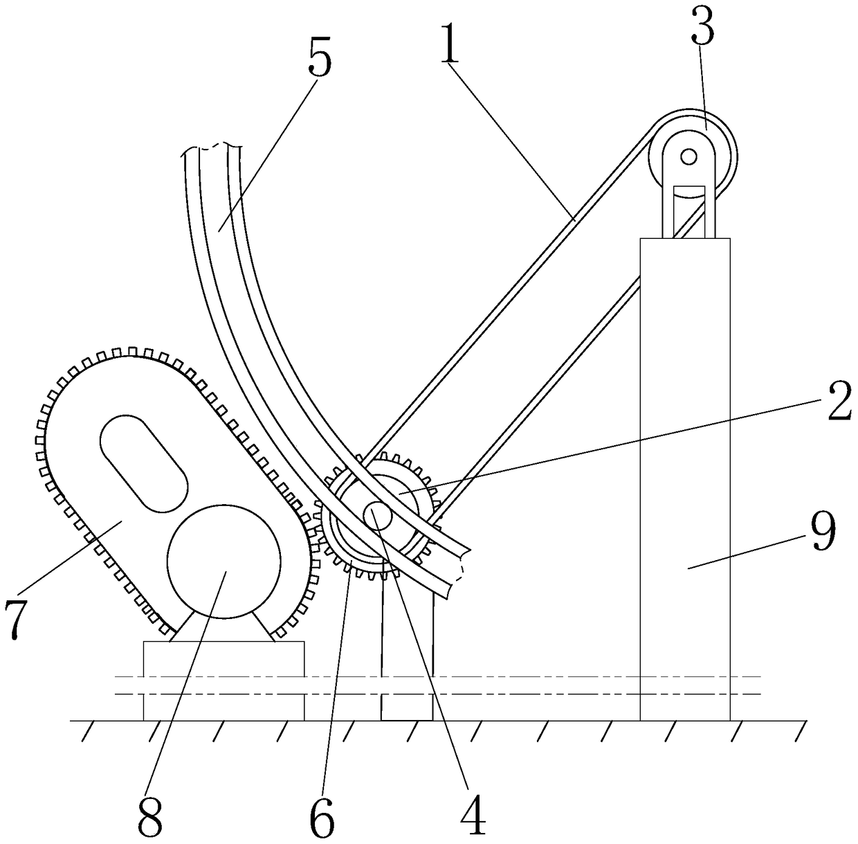 A reversing conveyor belt for electrical components