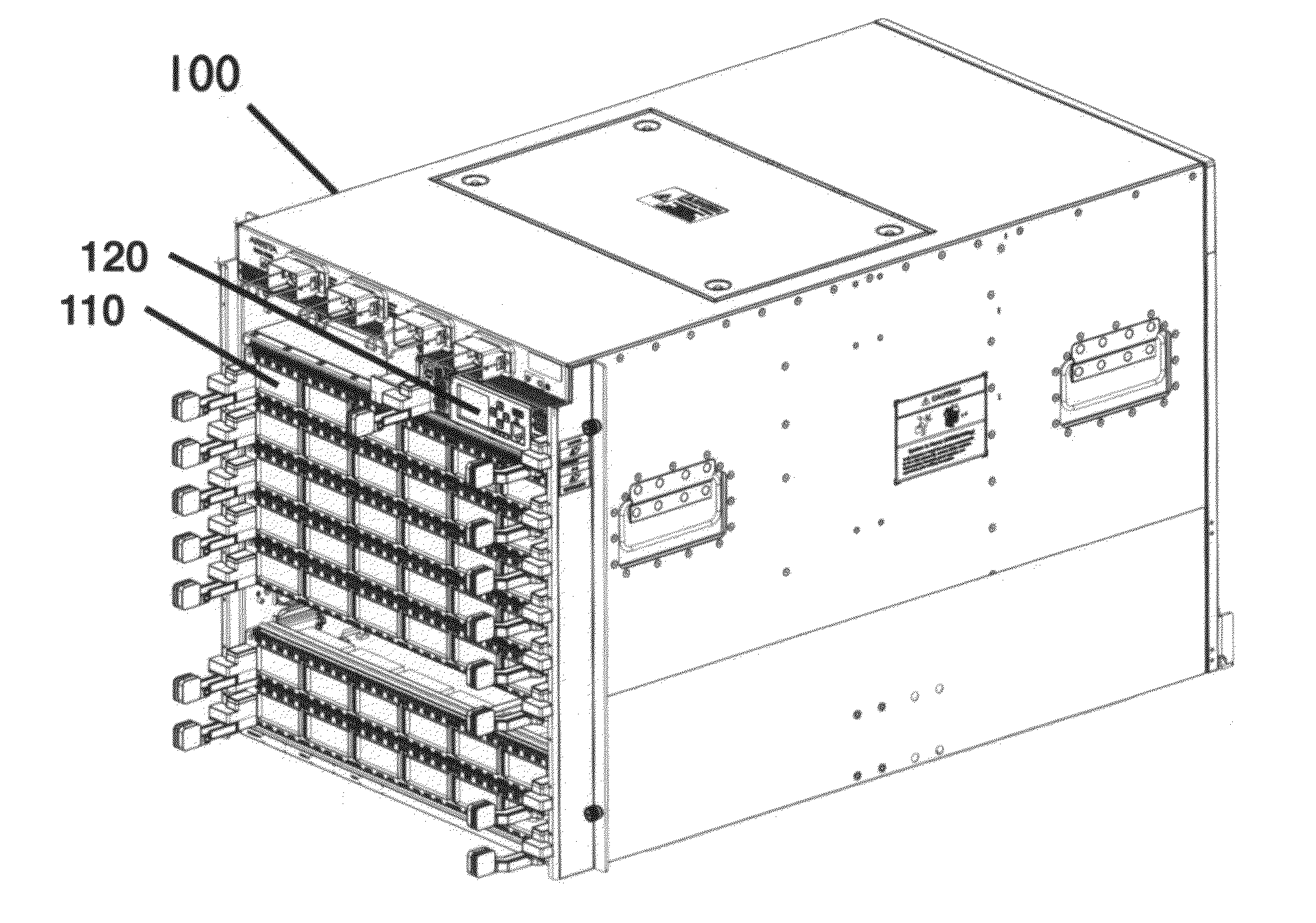 Air cooling architecture for network switch chassis with orthogonal midplane