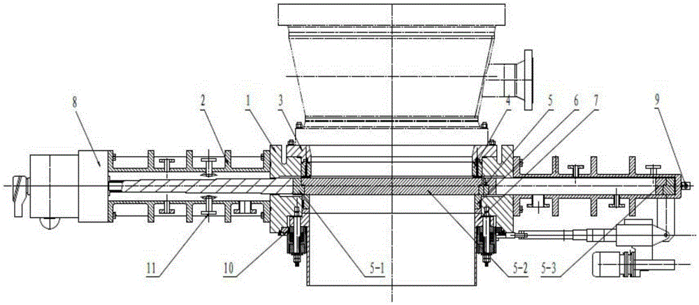 An electric tower bottom gate valve