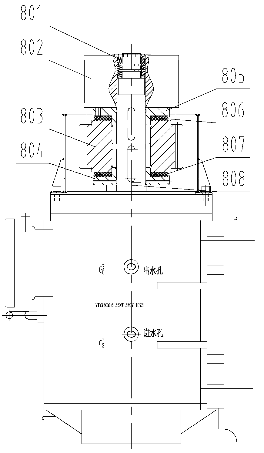 Numerical control electric screw press