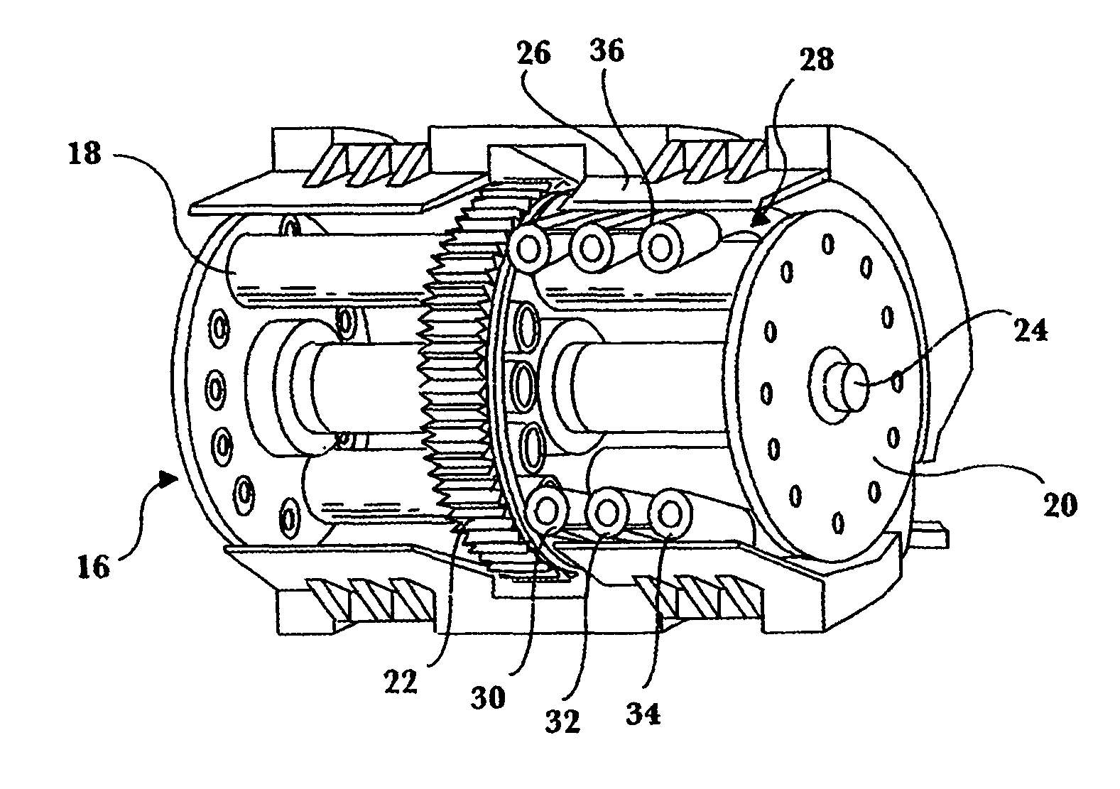 Peristaltic pump with roller pinch valve control