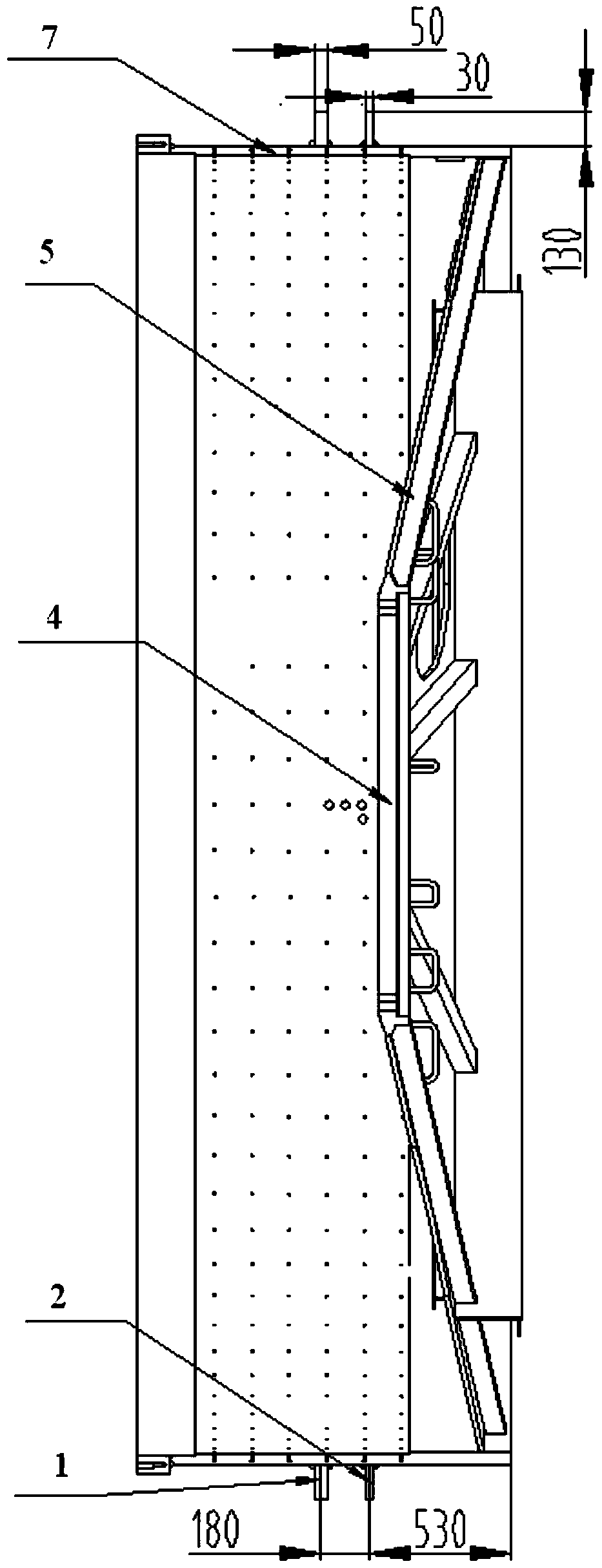 Vibration and noise reduction structure for generator components, generator components, generator