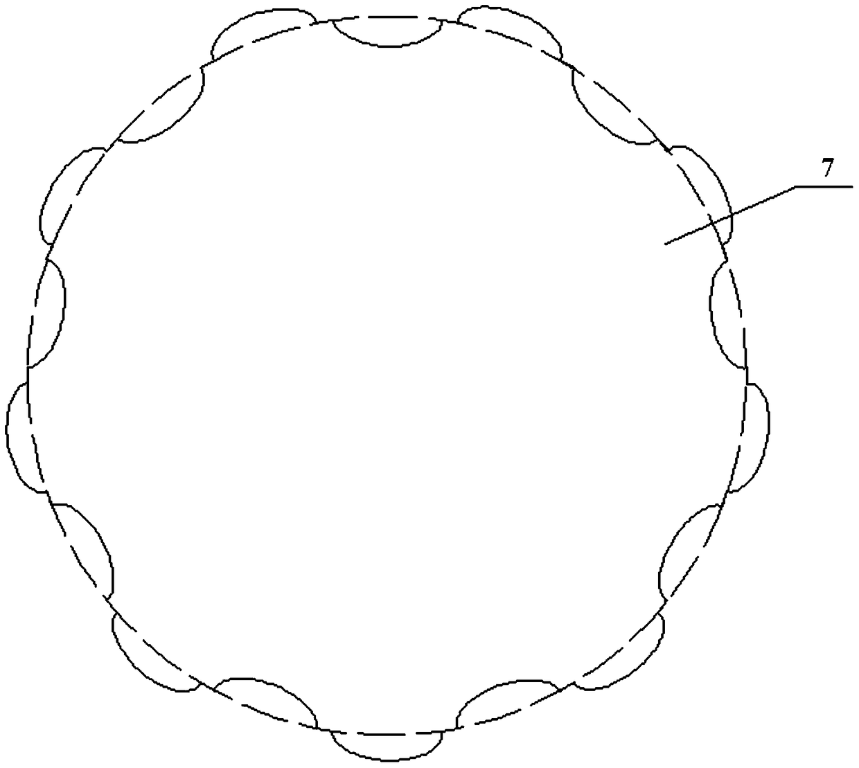 Vibration and noise reduction structure for generator components, generator components, generator