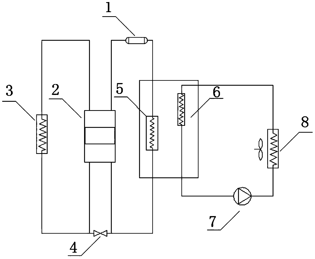 Novel carbon dioxide ice storage system