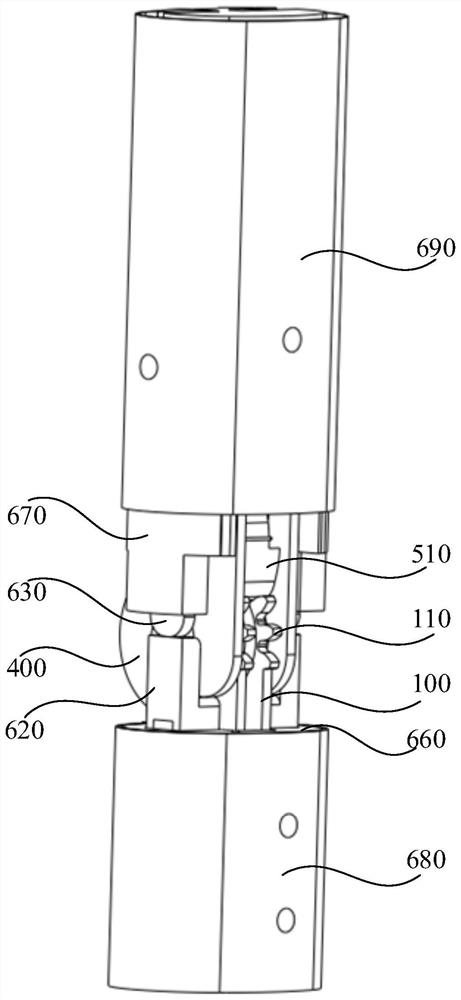 Rotating structure and folding rotating rod piece