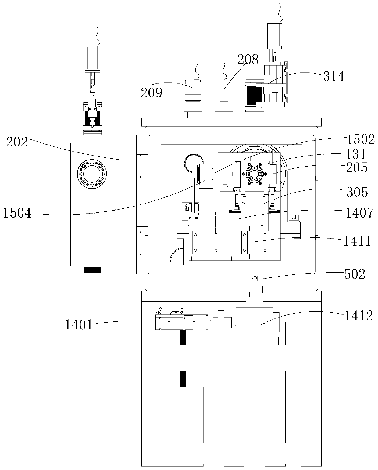Low-temperature great-temperature-change joint bearing test platform and movement and load simulation system