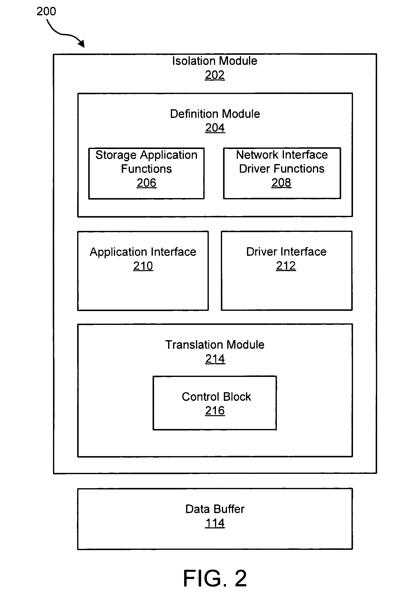 Apparatus, system, and method for isolating a storage application from a network interface driver