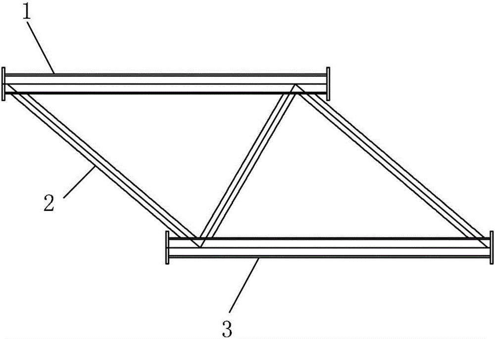 Assembled truss formwork support