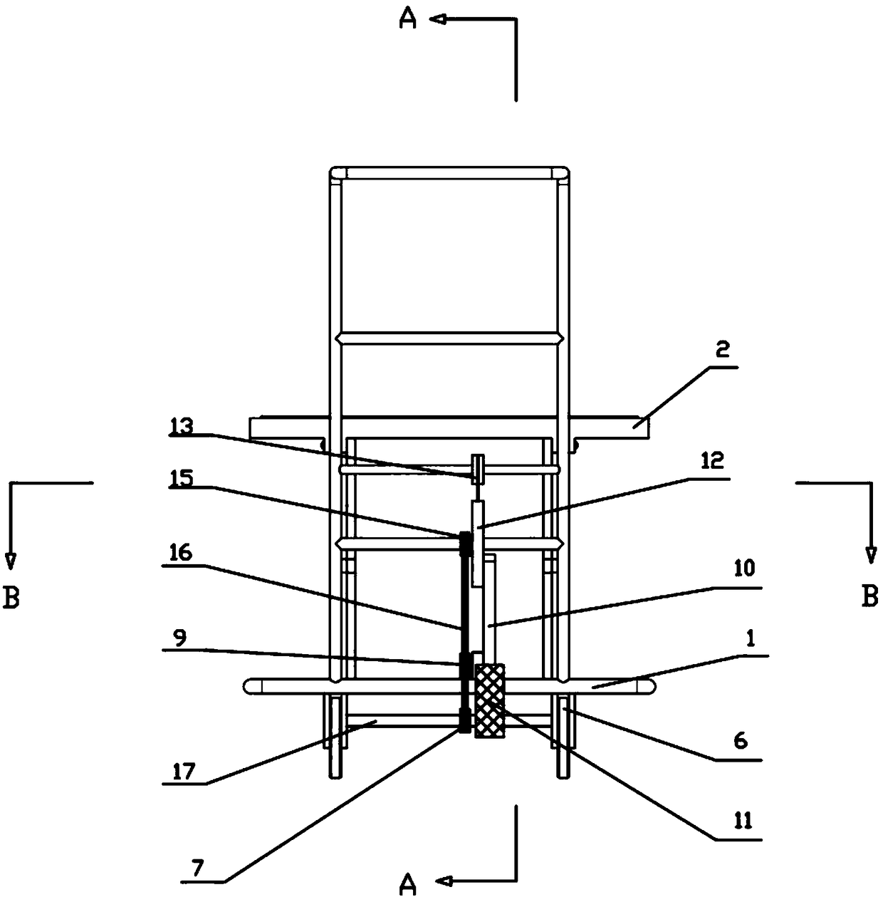 A hand-push cargo truck