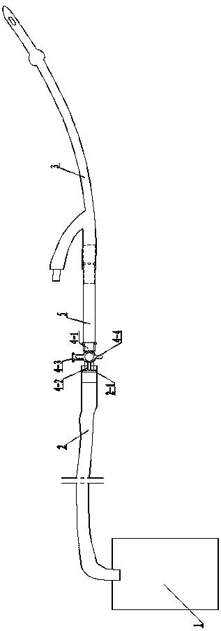 Disposable catheter connector for intravesical instillation and its application