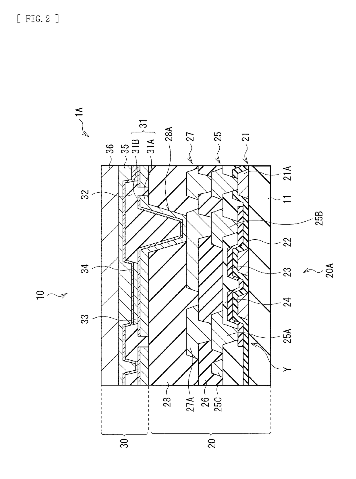 Electronic device and method of manufacturing electronic device, and electronic apparatus