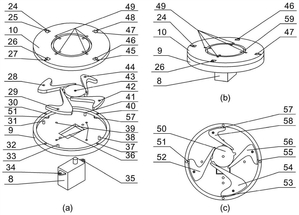 A bionic flexible arm with multi-degree-of-freedom segmental control in space based on metamorphic mechanism