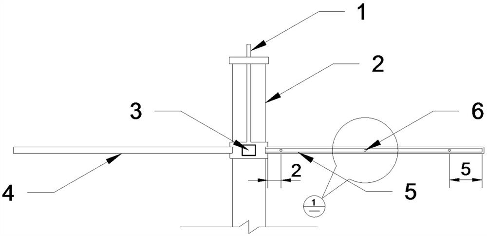 Device for improving mixing efficiency of slurry and soil of mixing pile