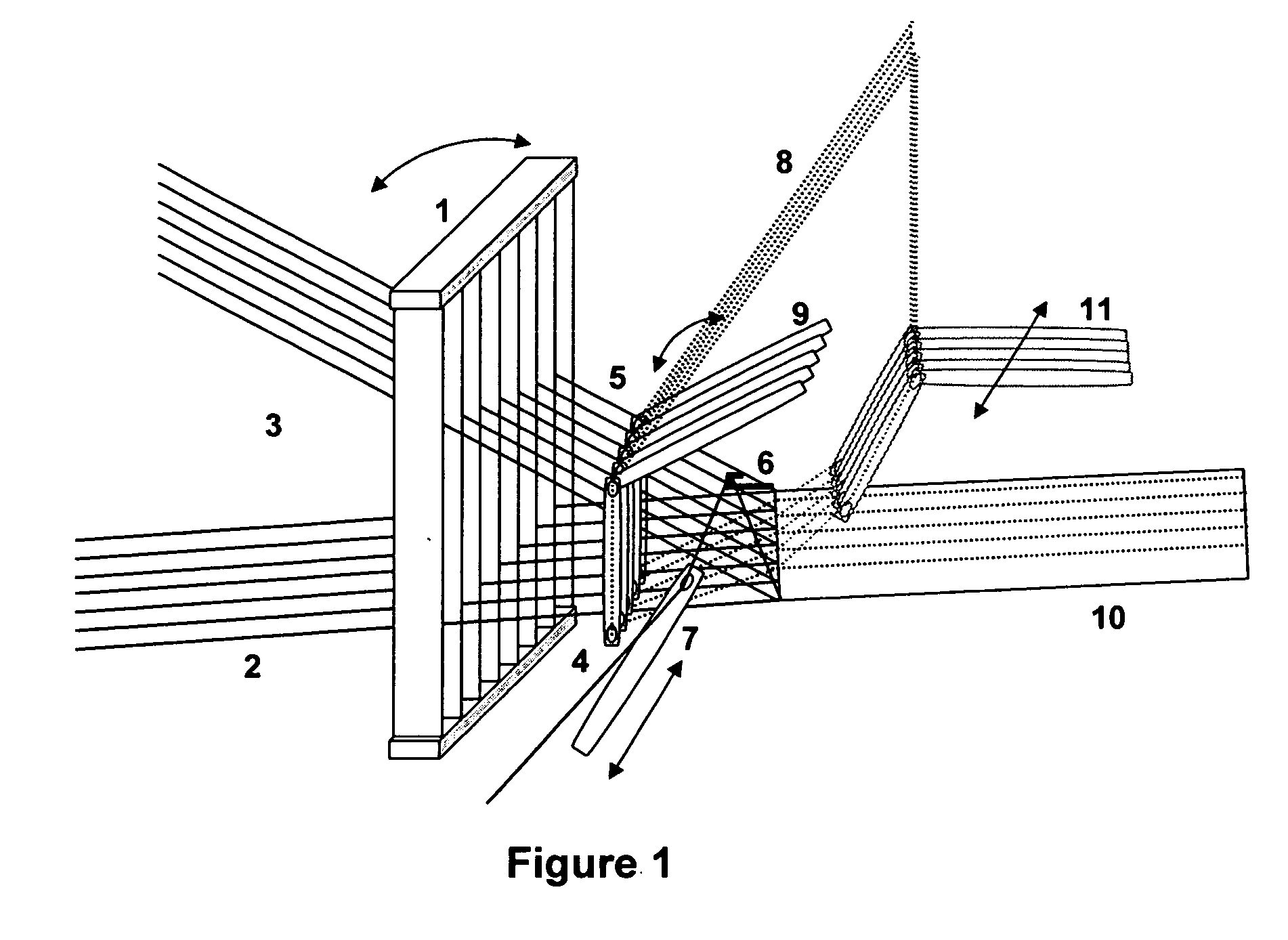 Loom for producing woven goods or material with an incorporated cover thread