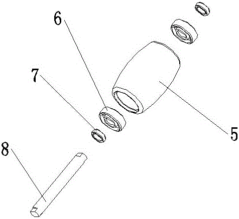 Double-rowed universal wheel