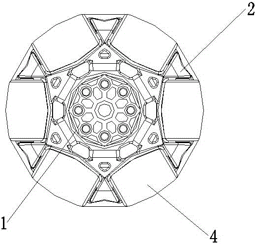 Double-rowed universal wheel