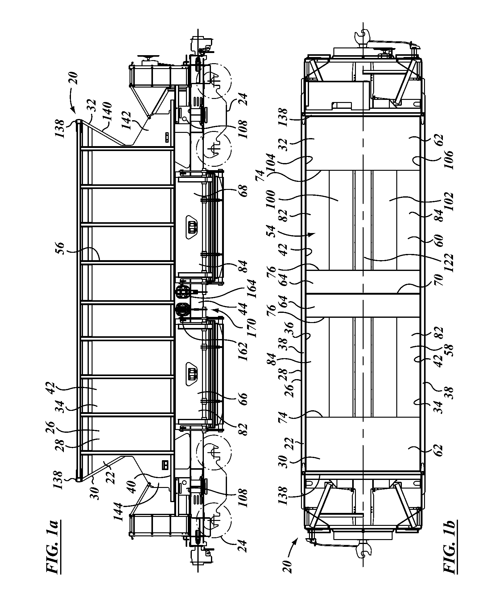Railroad car and door mechanism therefor