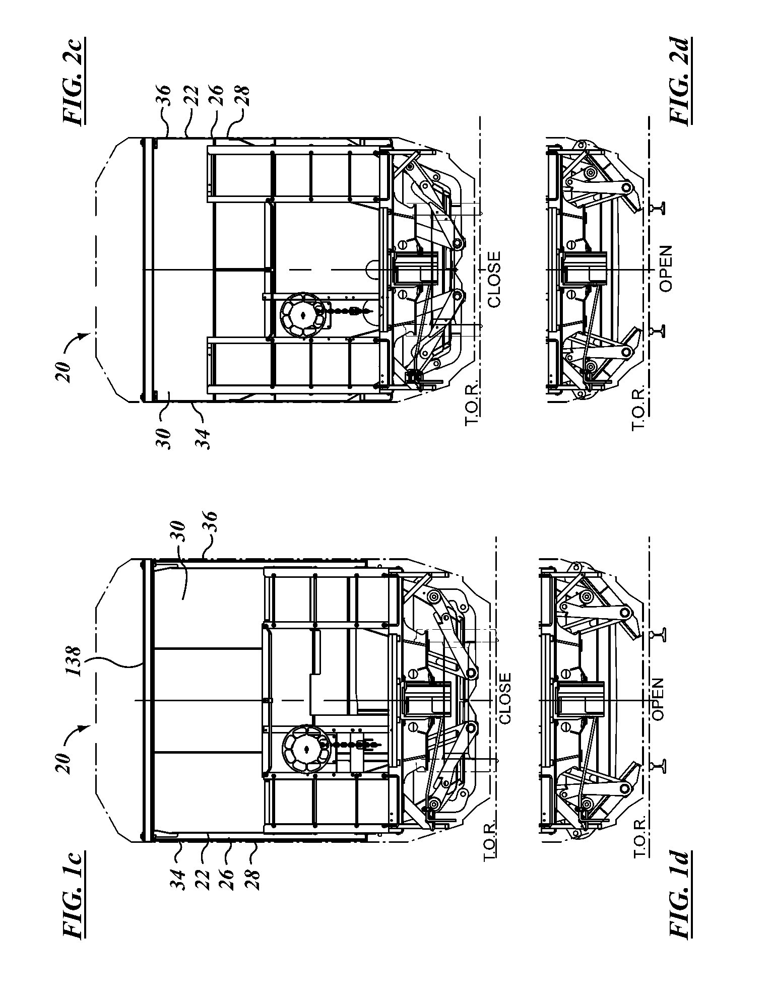 Railroad car and door mechanism therefor