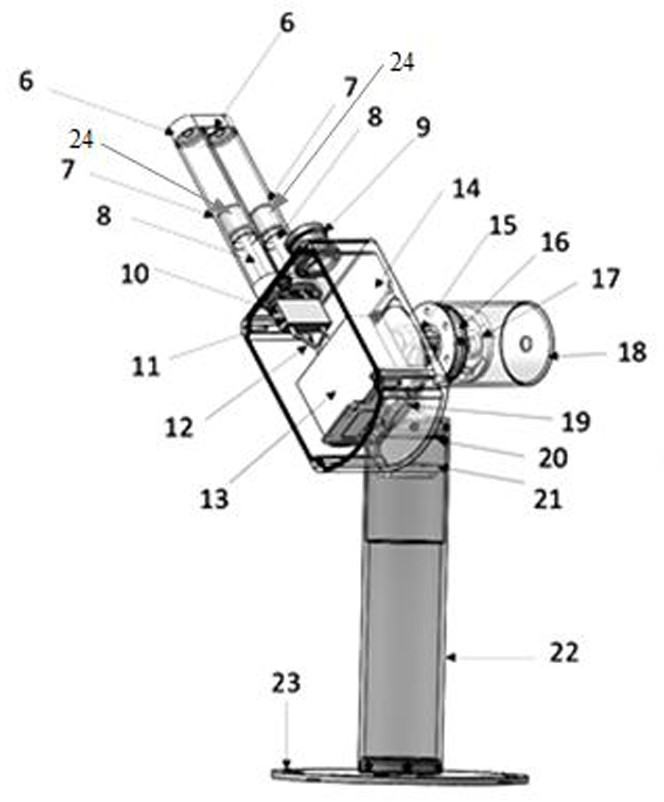 An ocean-atmosphere integrated hyperspectral radiation measurement system and method