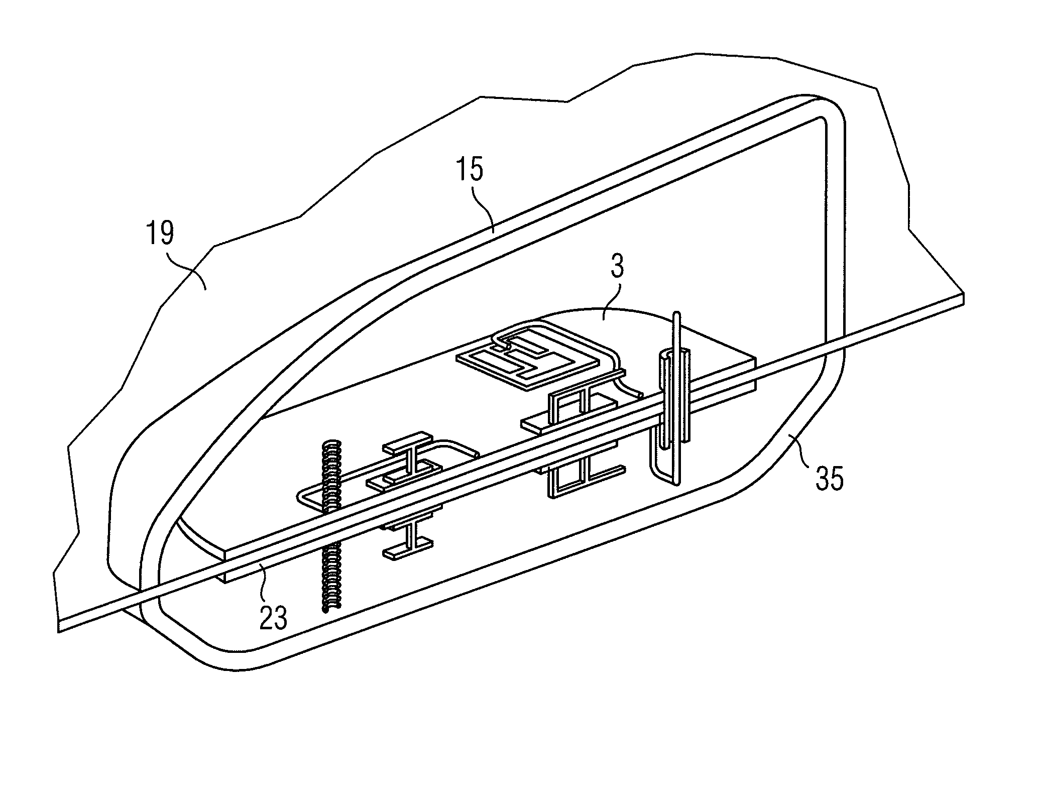 Antenna module for a motor vehicle