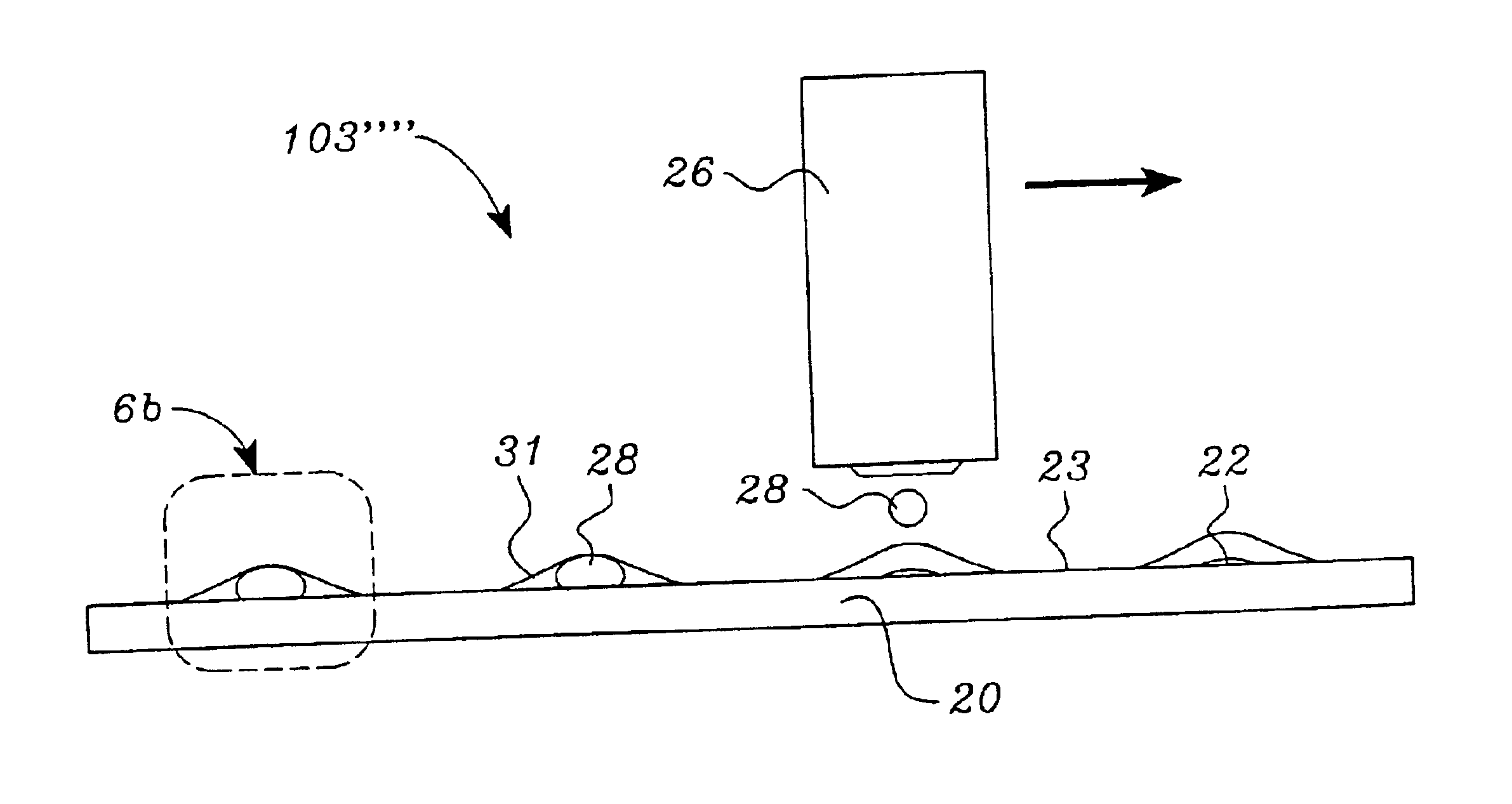 Method of shielding biosynthesis reactions from the ambient environment on an array