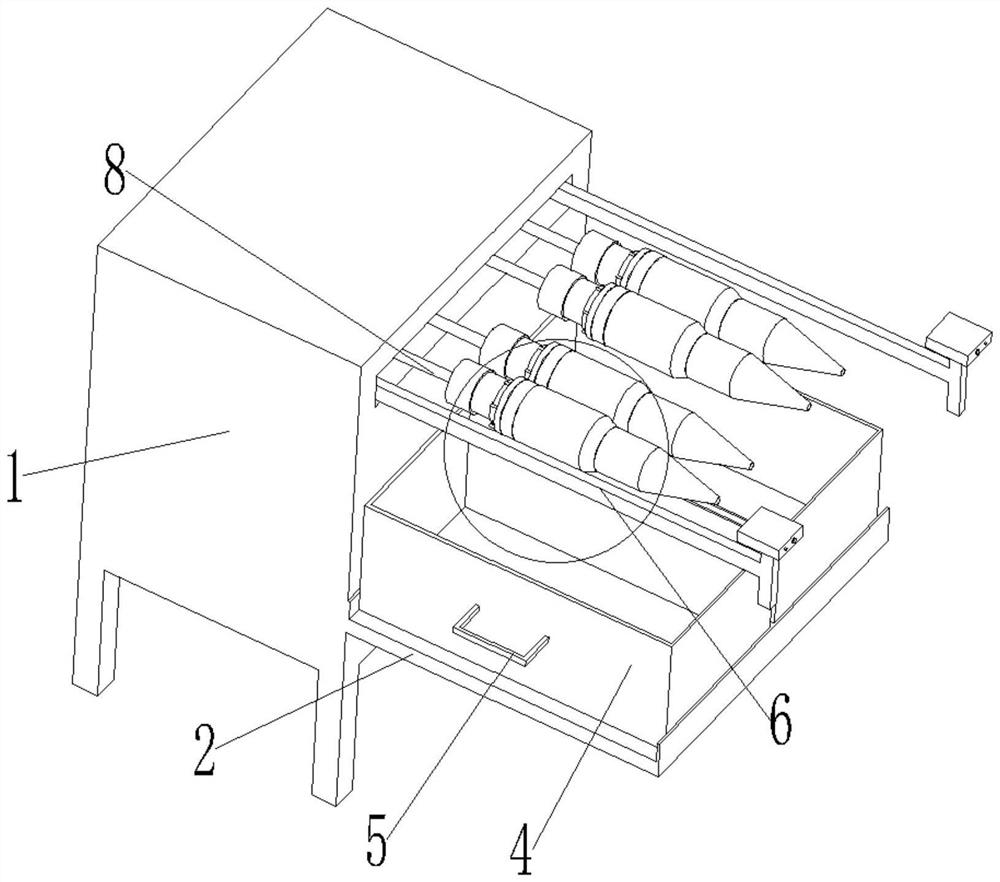 Equipment for preventing missing demolding of PVC gloves