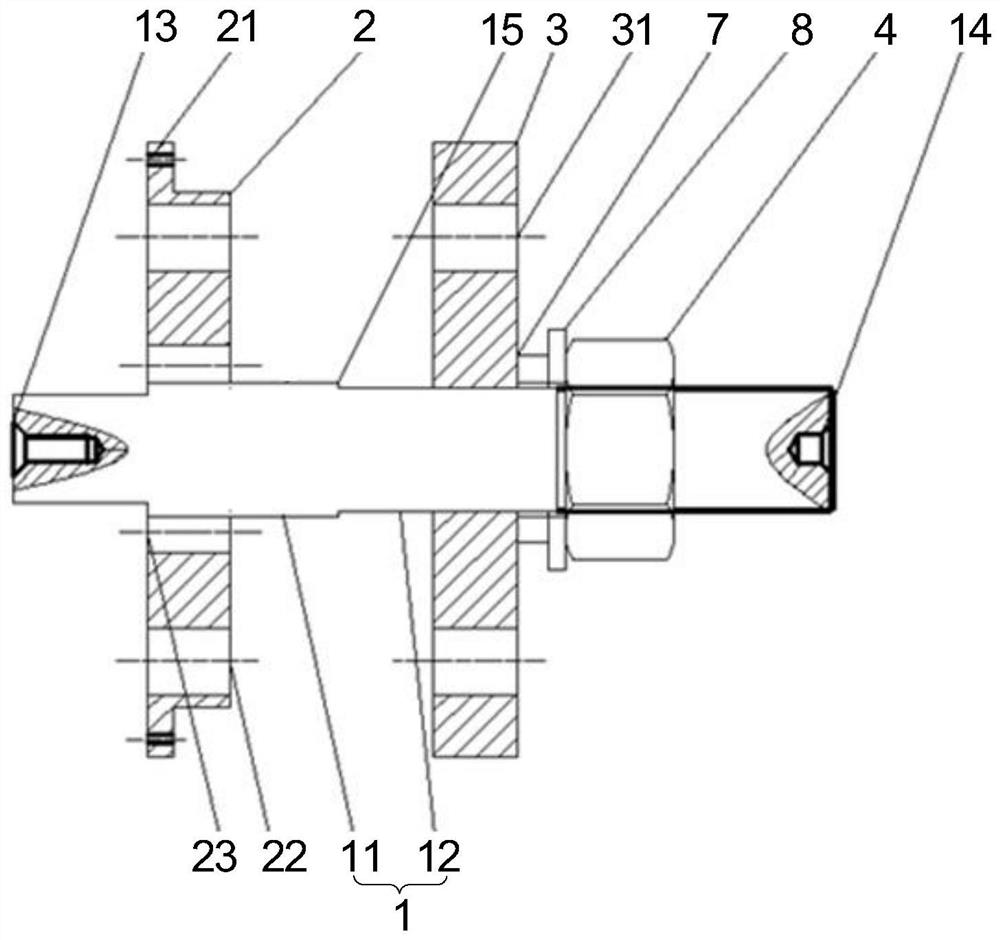 A processing tool and processing method for a centrifugal compressor