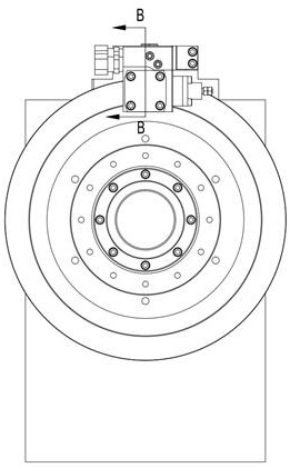 A easy -to -maintain -maintenance -induced gap brake